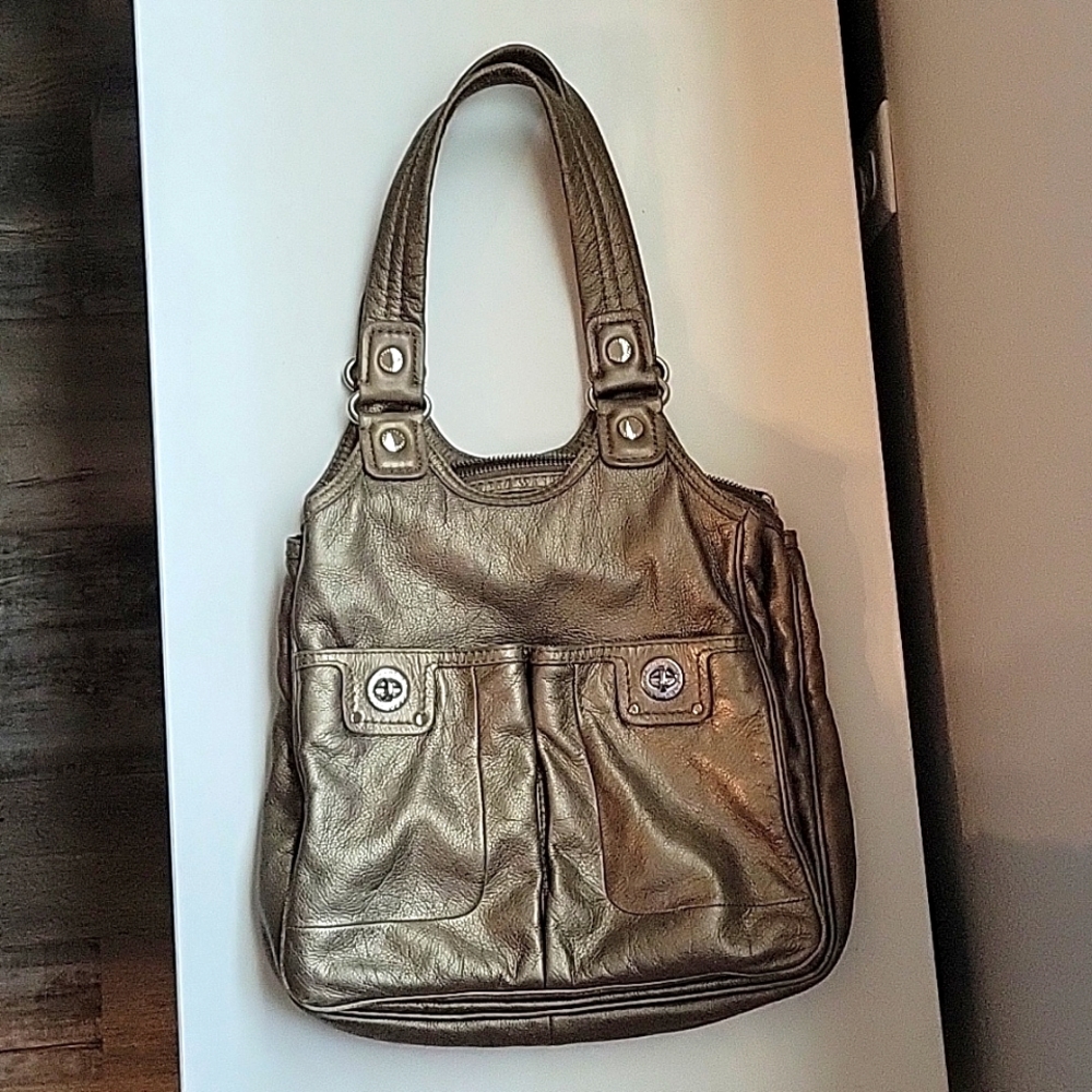 Marc Jacobs by Marc Jacobs Bronze/Pewter Shoulder Bag